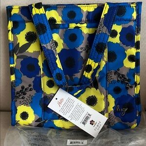 NWT Lug Pulley Tote in Peony Blue 💙💛